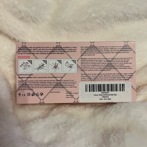 2/$15! Matte Black Artificial Stiletto Nails NIB - Picture 5 of 6